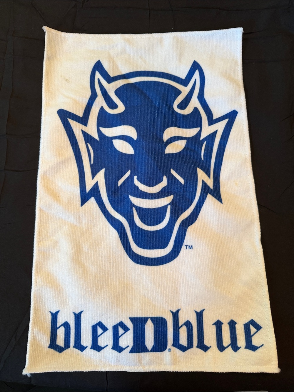 bleed blue Duke Blue Devil Rally Towel - White and Blue